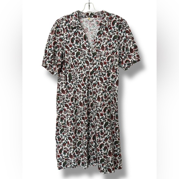 Boden Button Jersey Mini Tea Dress - Picture 1 of 6